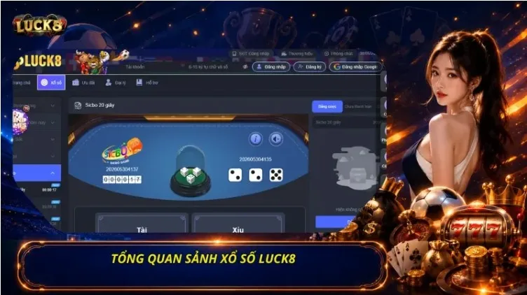 Ảnh: Tổng quan về kết quả xổ số Luck8