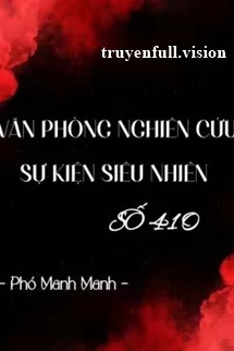 Ảnh bìa của Văn Phòng Nghiên Cứu Sự Kiện Siêu Nhiên Số 410